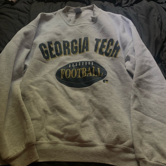 Georgia tech football sweatshirt light gray 
Size- youth xl which is a medium - Picture 2 of 2